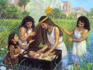 Дочь фараона спасла Моисея фото